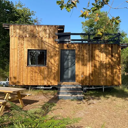 Camping La Kahute - Tiny House Au Coeur De La Foret Carcans Exterior photo