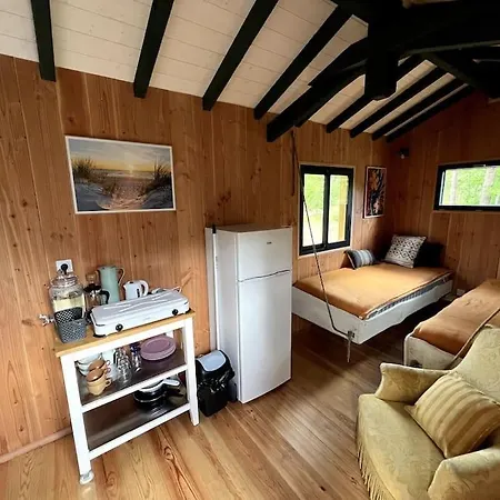 Camping La Kahute - Tiny House Au Coeur De La Foret Carcans Exterior photo