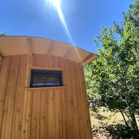 Camping La Kahute - Tiny House Au Coeur De La Foret Carcans Exterior photo