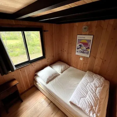 Camping La Kahute - Tiny House Au Coeur De La Foret Carcans Exterior photo