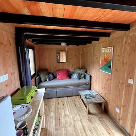 Camping La Kahute - Tiny House Au Coeur De La Foret Carcans Exterior photo