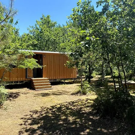 Camping La Kahute - Tiny House Au Coeur De La Foret Carcans Exterior photo